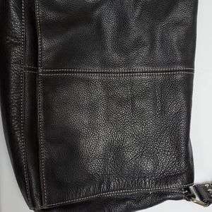Black Leather Tignanello bag